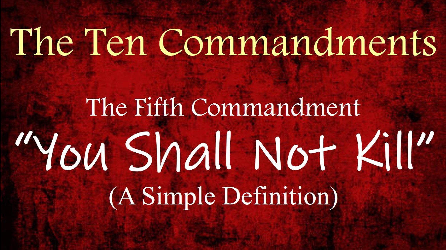 the-first-commandment